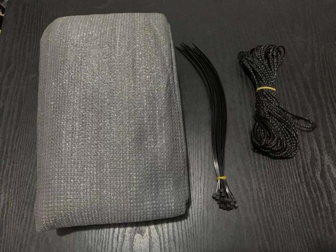 بالکن Hdpe Shade Net 0.9x5m UV Sail Finishing 6