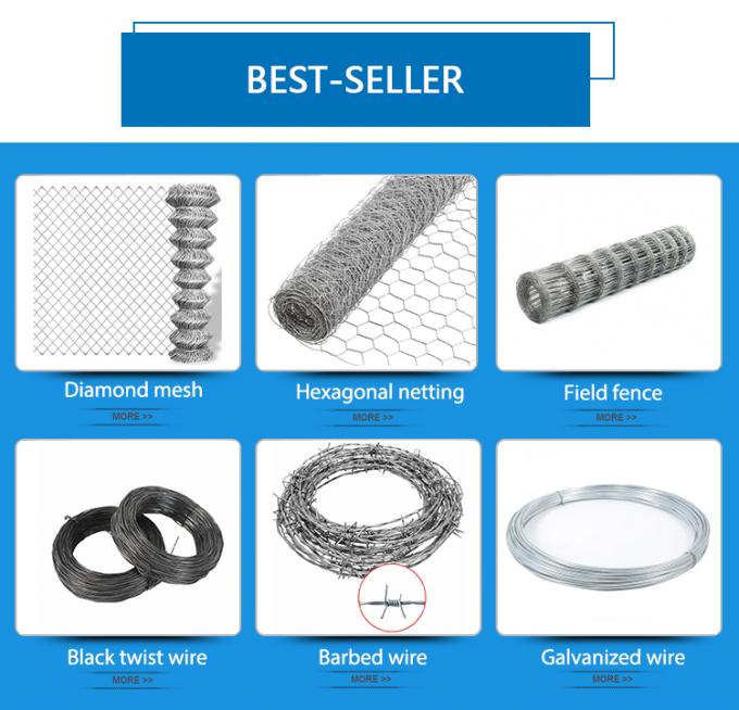 پانل مش سیم جوش داده شده 1/4 اینچ 1/2 اینچ 5 میلی متری 2